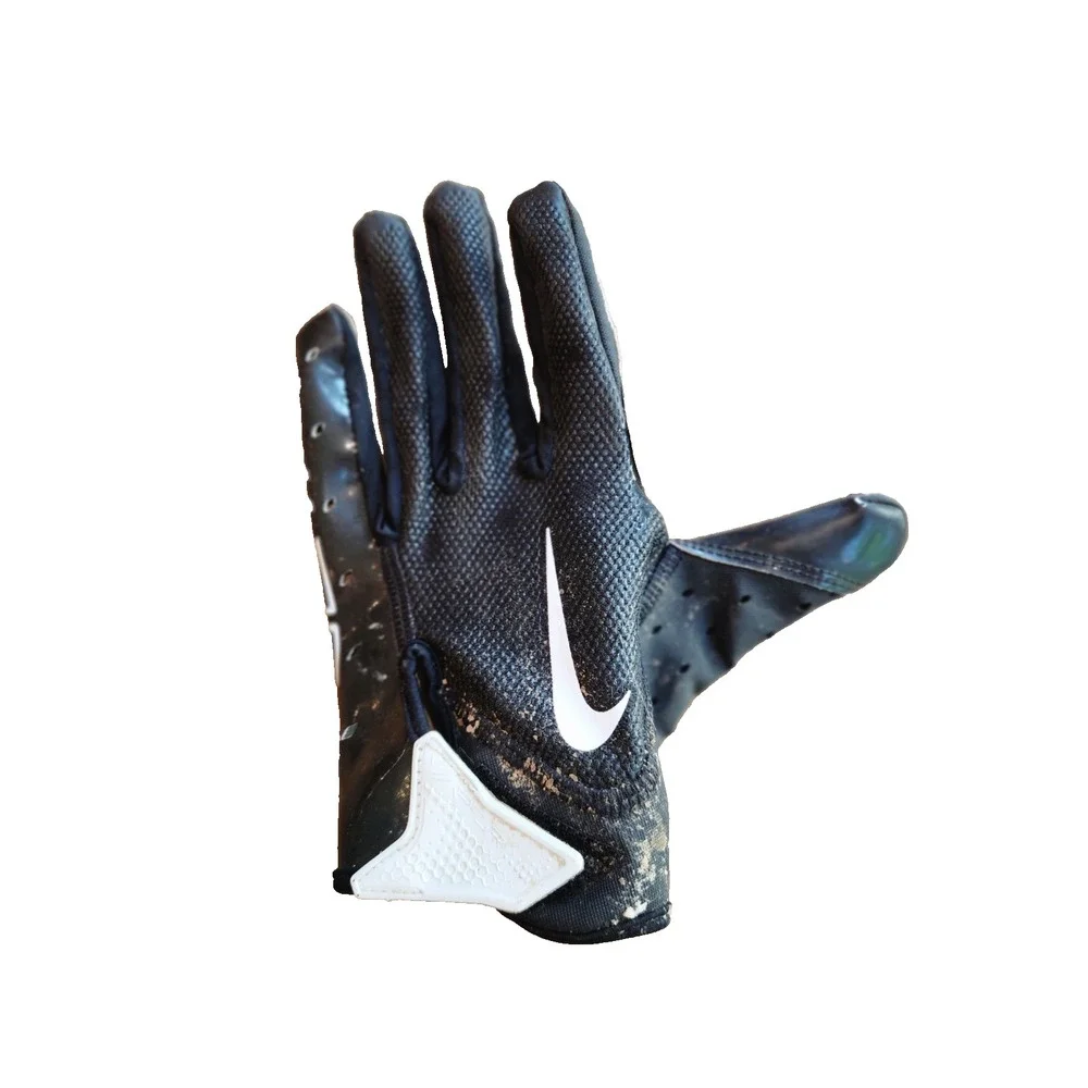 Nike Black Glove with White Swoosh Training Glove Football